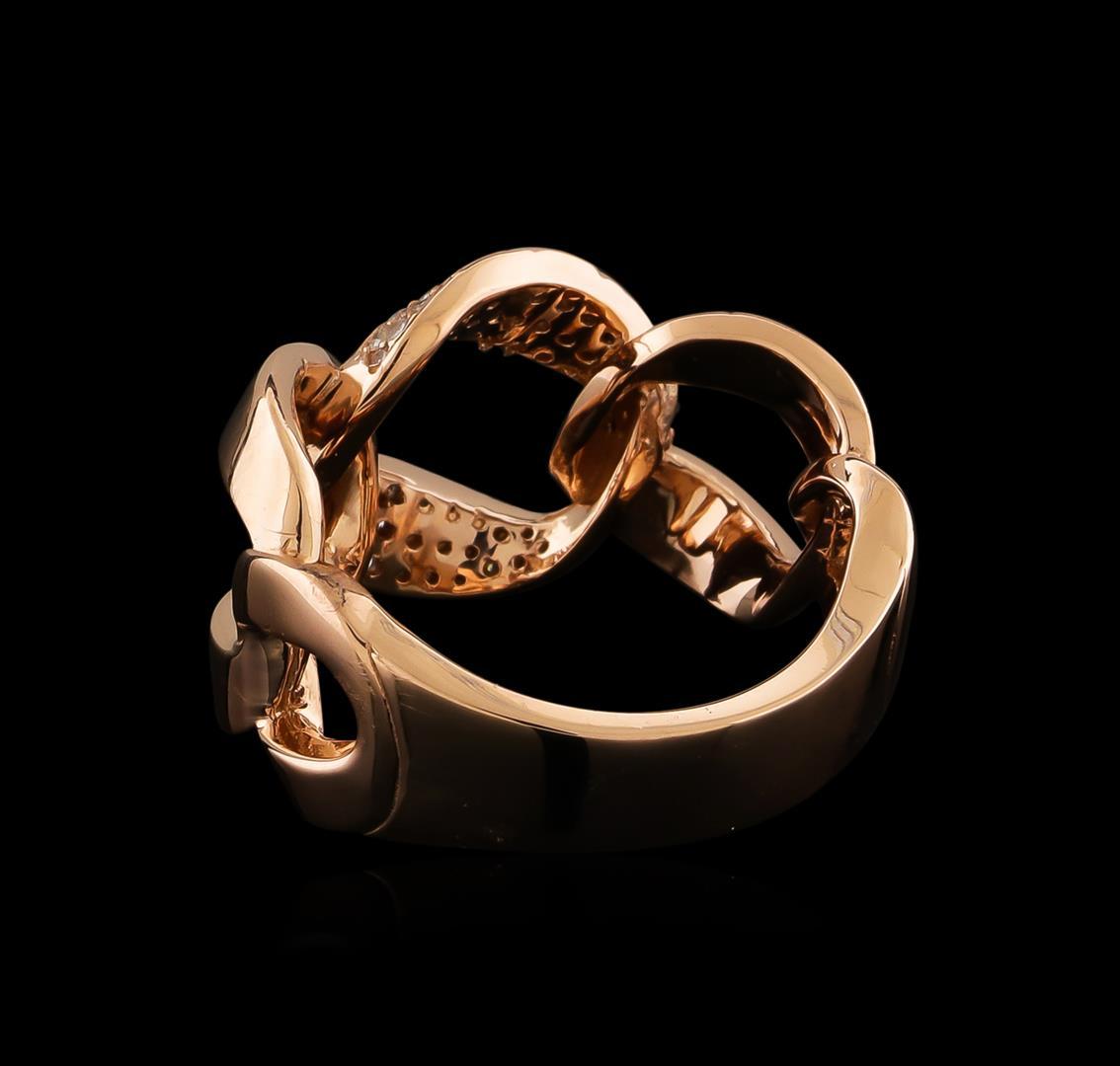 0.41 ctw Diamond Ring - 14KT Rose Gold