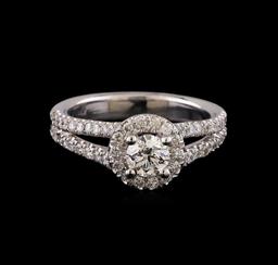 1.06 ctw Diamond Ring - 14KT White Gold