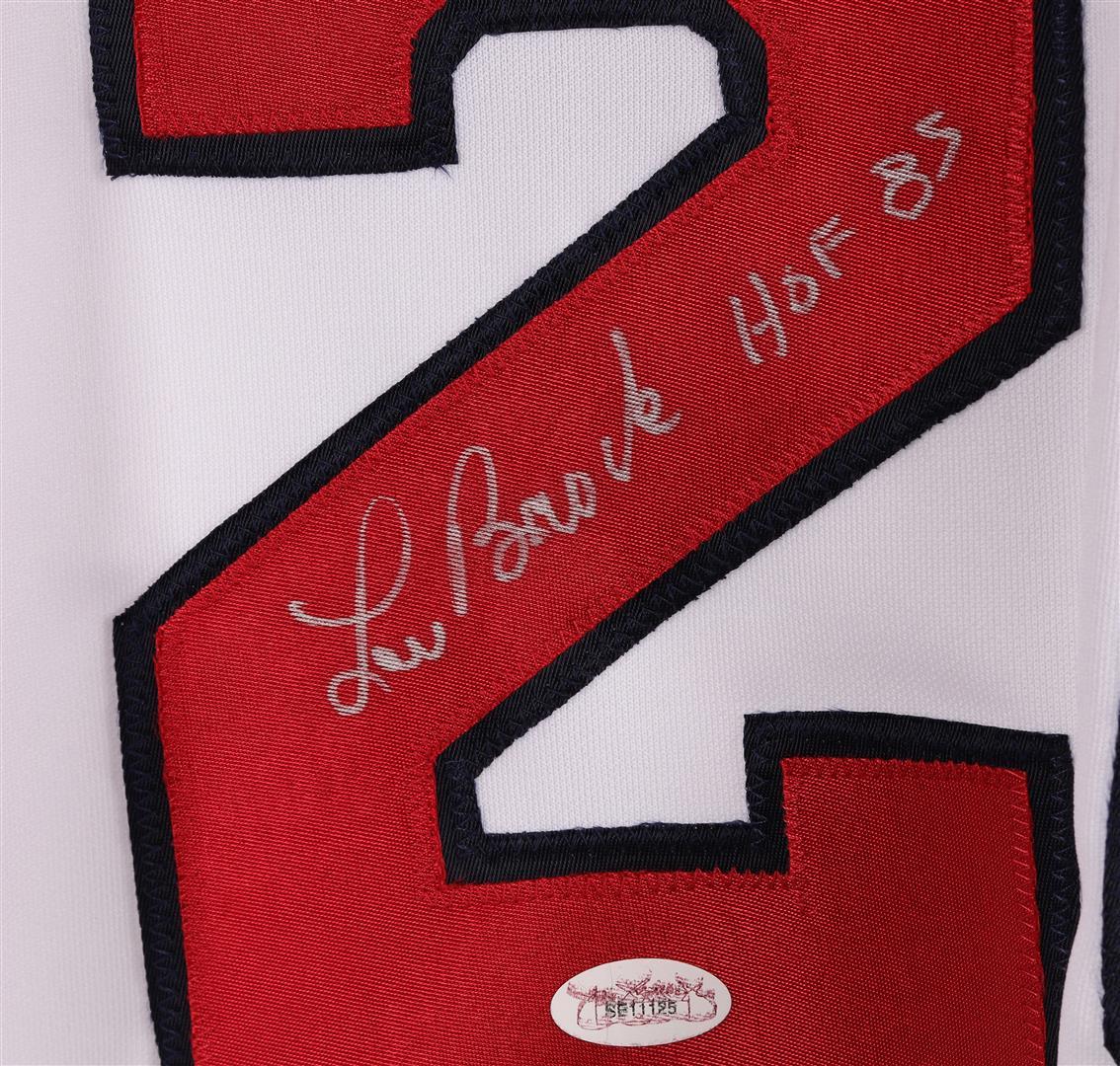 St. Luis Cardinals Lou Brock Autographed Jersey