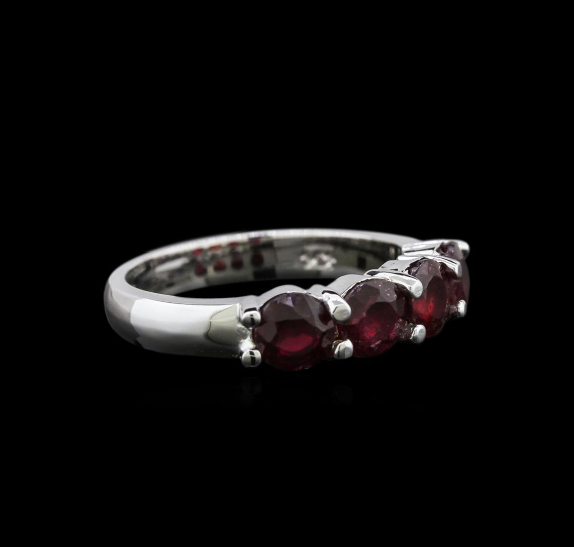 2.85 ctw Ruby Ring - 14KT White Gold