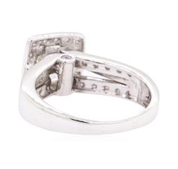 0.87 ctw Diamond Ring - 14KT White Gold