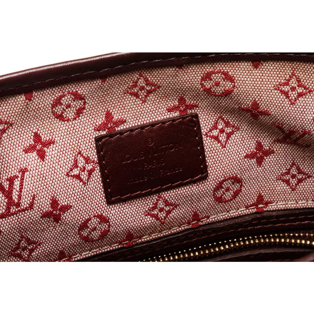 Louis Vuitton Burgundy Mini Monogram Canvas Leather Besace Mary Kate Crossbody B