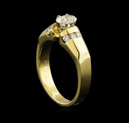 0.57 ctw Diamond Ring - 14KT Yellow Gold