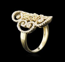 0.68 ctw Diamond Ring - 14KT Yellow Gold