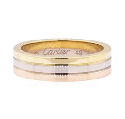 Cartier Tri-Color Wedding Band - 18KT Yellow, Rose and White Gold300