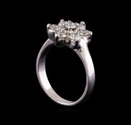 0.96 ctw Diamond Ring - 14KT White Gold