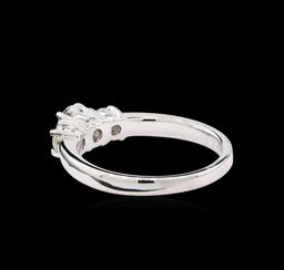 0.74 ctw Diamond Ring - 14KT White Gold