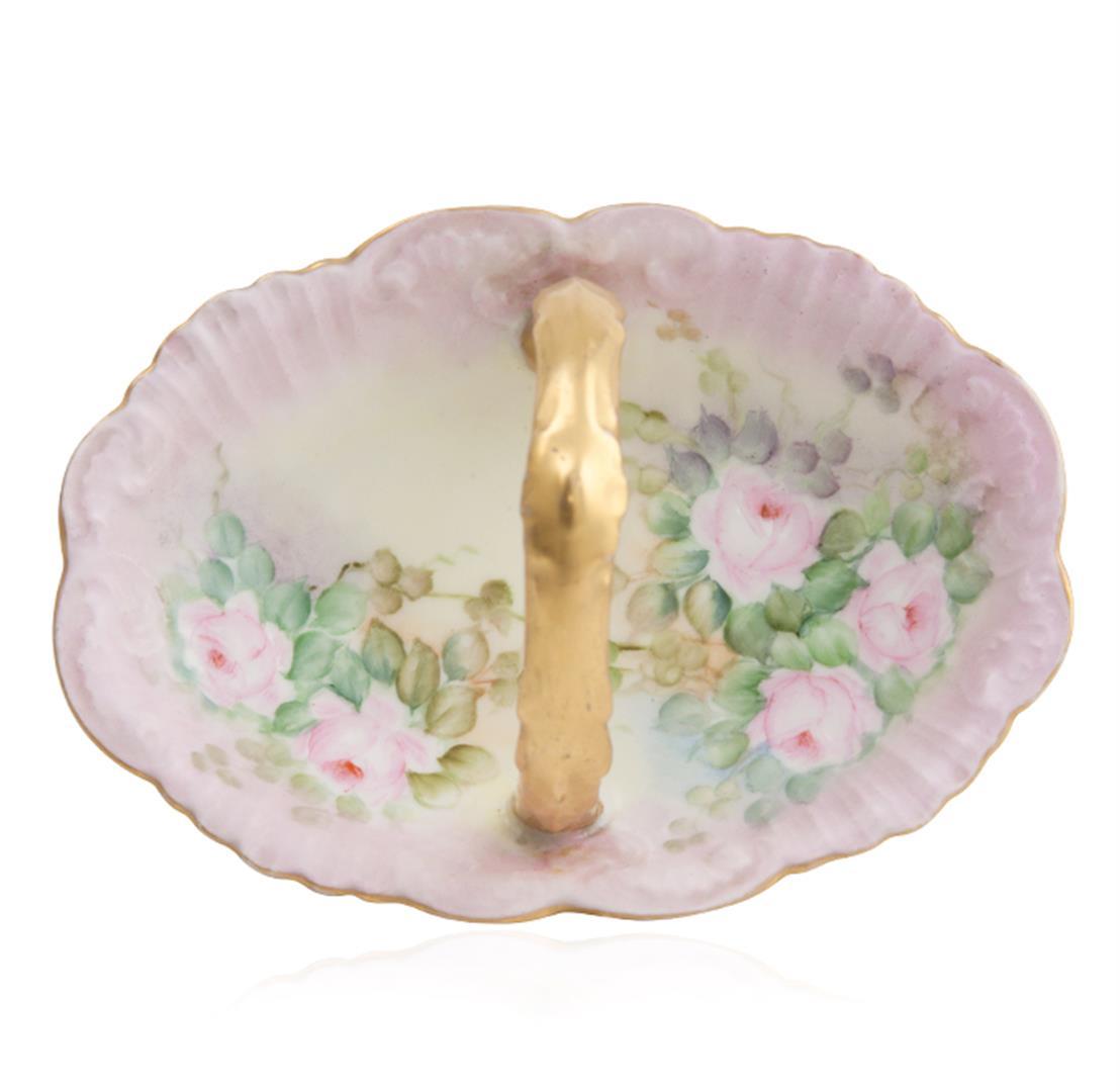 Limoges Small Porcelain Basket