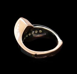 1.45 ctw Diamond Ring - 14KT White and Rose Gold