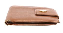 Bvlgari Brown Leather Bifold Wallet