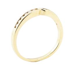 0.25 ctw Diamond Channel Band - 14KT Yellow Gold