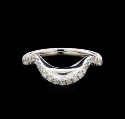 0.33 ctw Diamond Wedding Band - 14KT White Gold