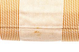 Hermes Peach Tan Canvas Vertical Herline Tote Bag