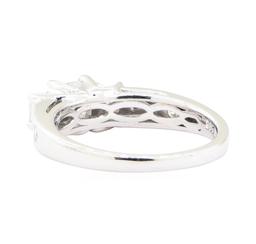 0.94 ctw Diamond Ring - 14KT White Gold