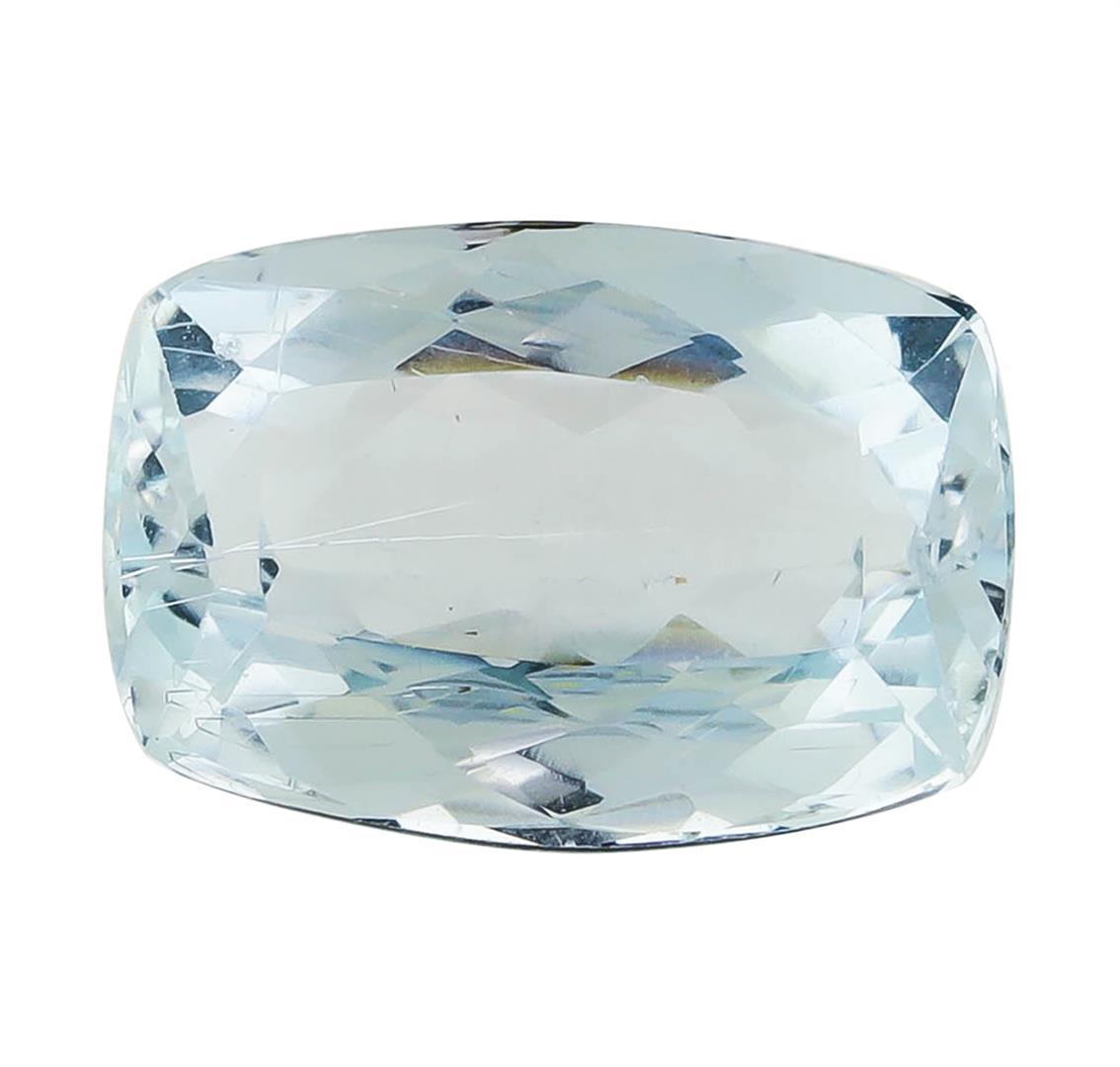 3.50 ct.Natural Rectangle Cushion Cut Aquamarine