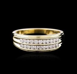 14KT Yellow Gold 0.50 ctw Diamond Ring