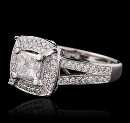 18KT White Gold 1.56 ctw Diamond Ring