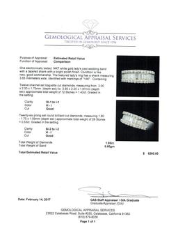 1.95 ctw Diamond Band - 14KT White Gold