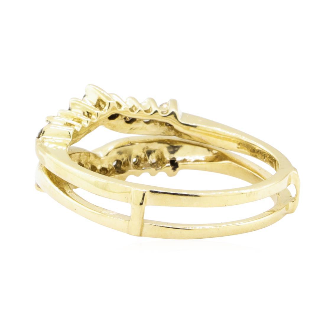 0.70 ctw Diamond Ring Guard - 14KT Yellow Gold