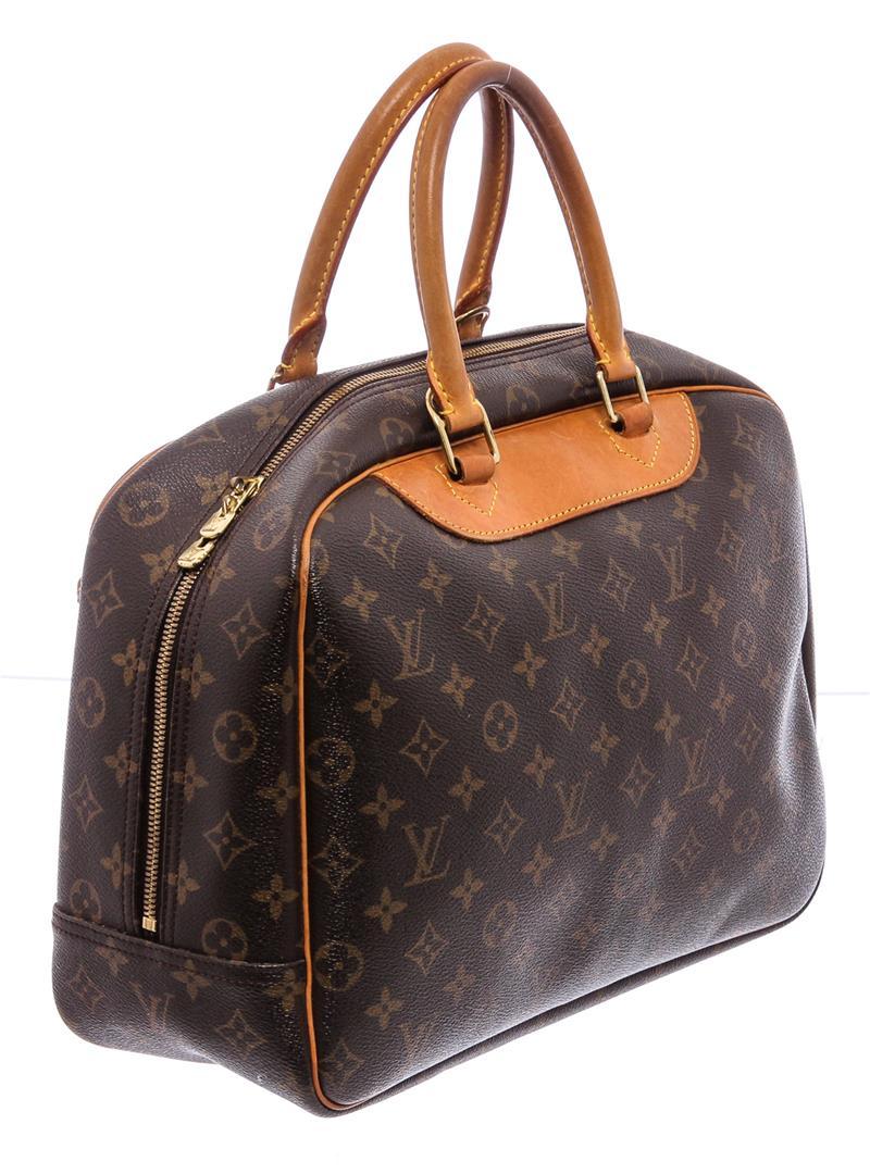 Louis Vuitton Monogram Canvas Leather Deauville Doctor Bag