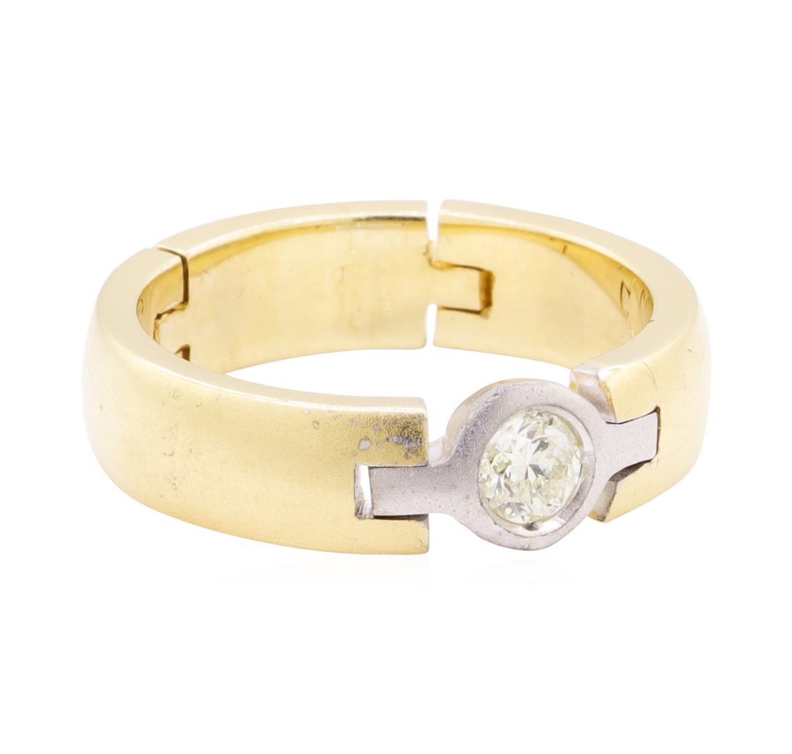 0.26 ctw Diamond Ring - 14KT Yellow And White Gold