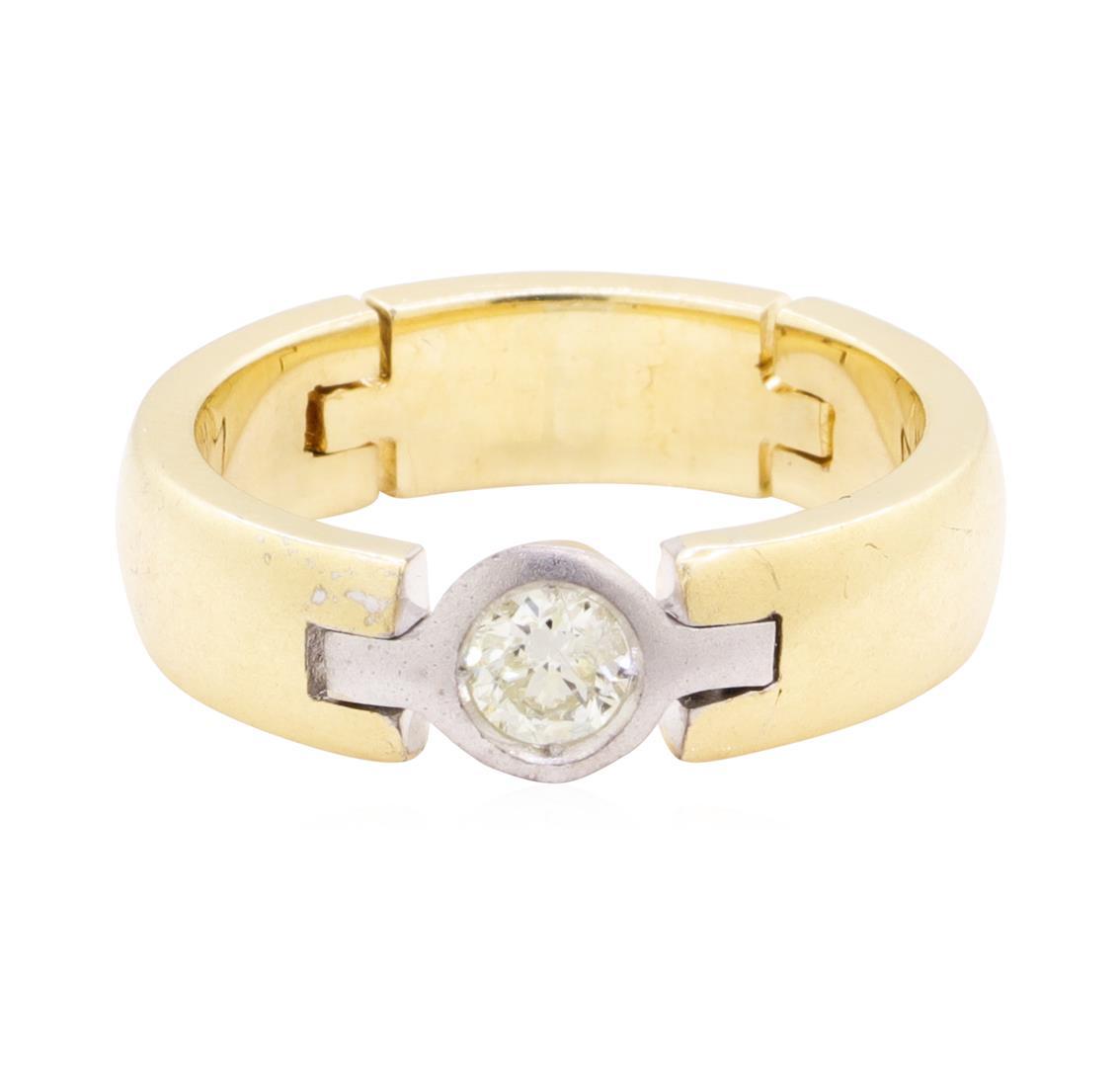 0.26 ctw Diamond Ring - 14KT Yellow And White Gold