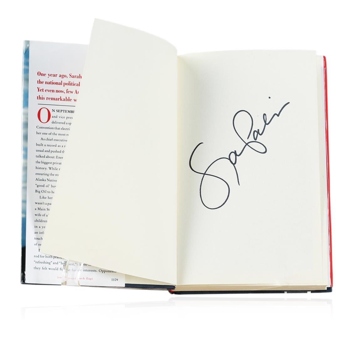 Signed Copy of Going Rogue: An American Life by Sarah Palin