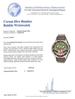 Corum Bubble Dive Bomber Wristwatch