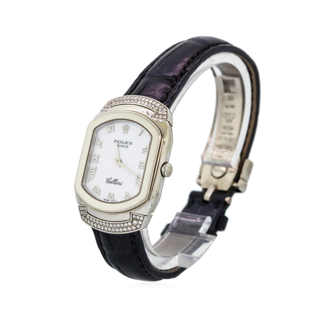 Ladies Rolex 18KT White Gold Cellini Cellissma Model Watch