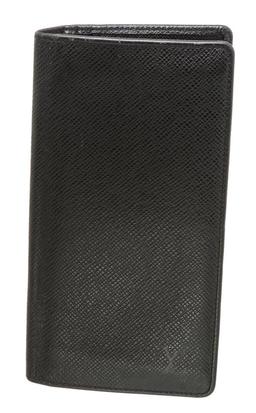 Louis Vuitton Black TaÃ¯ga Brazza Wallet