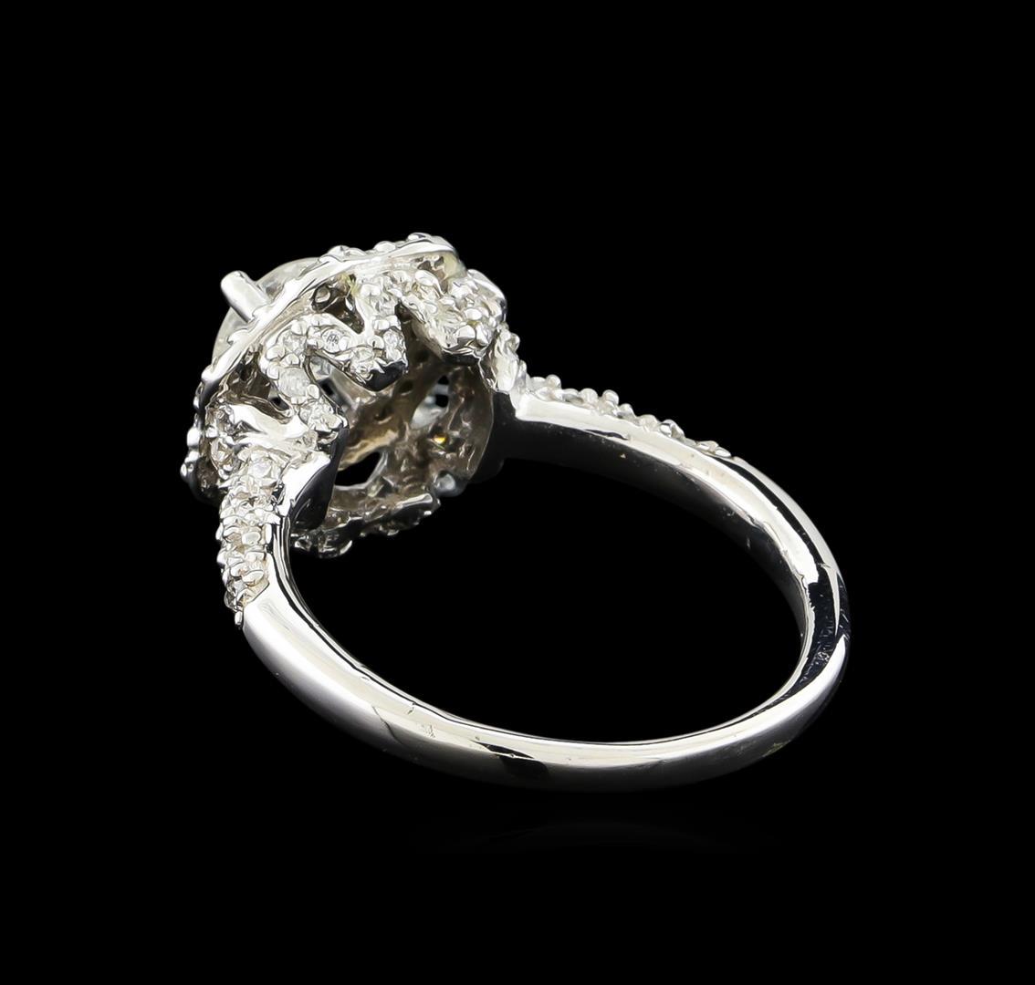 14KT White Gold 0.95 ctw Diamond Ring