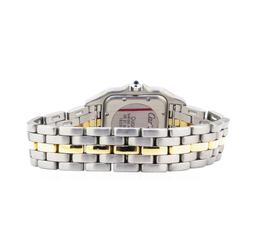 Cartier Panthere Man's Wrist Watch  - Stainless Steel and 18KT Yellow Gold