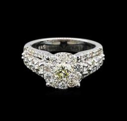 14KT White Gold 2.65 ctw Diamond Ring