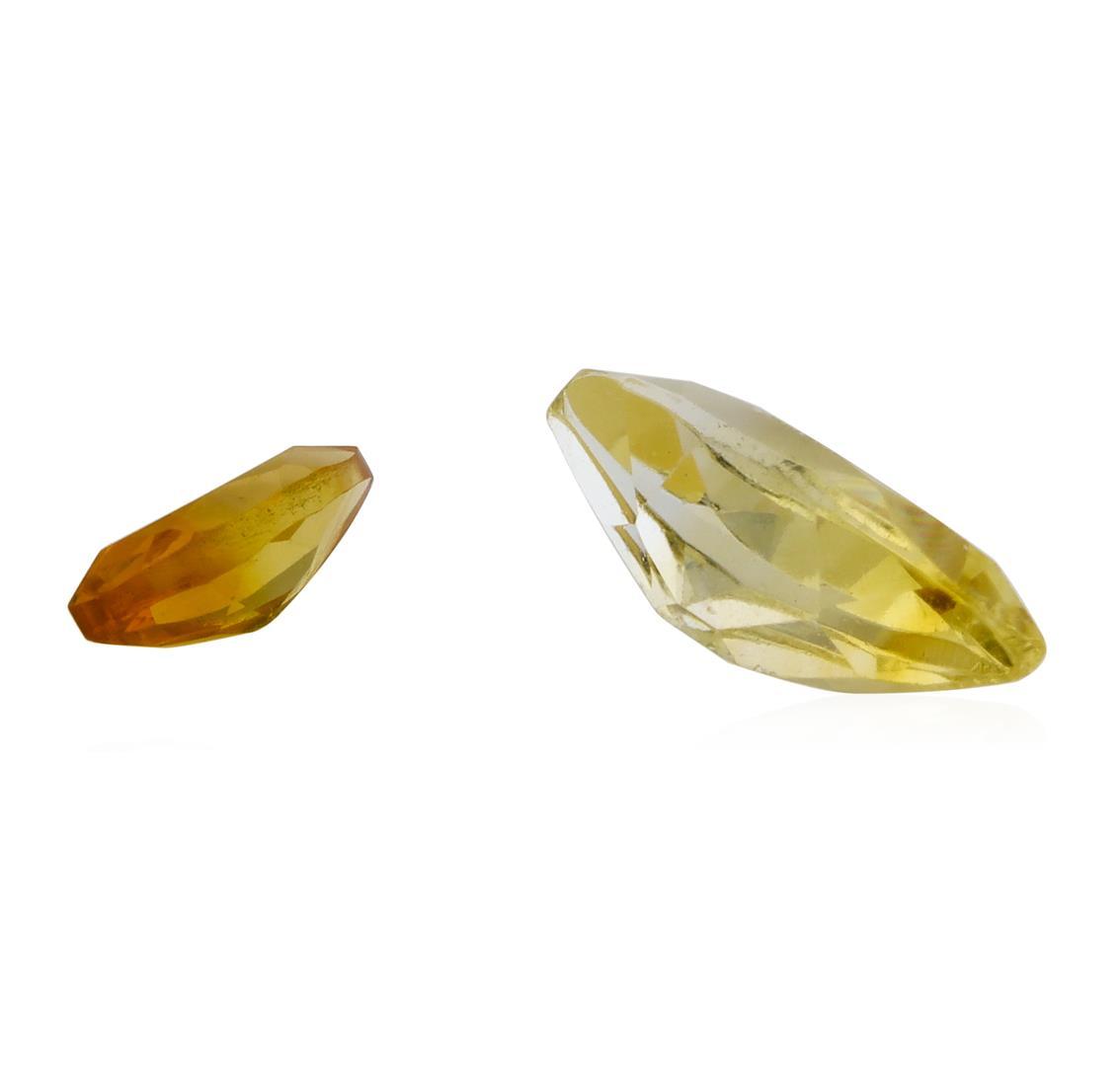 1.10 ctw.Natural Marquise Cut Citrine Quartz Parcel of Two