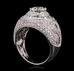 18KT White Gold 2.97 ctw Diamond Ring