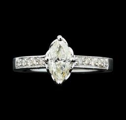 1.21 ctw Diamond Ring - 14KT White Gold