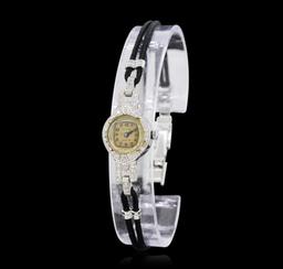 Waltham Platinum Diamond Vintage Ladies Watch