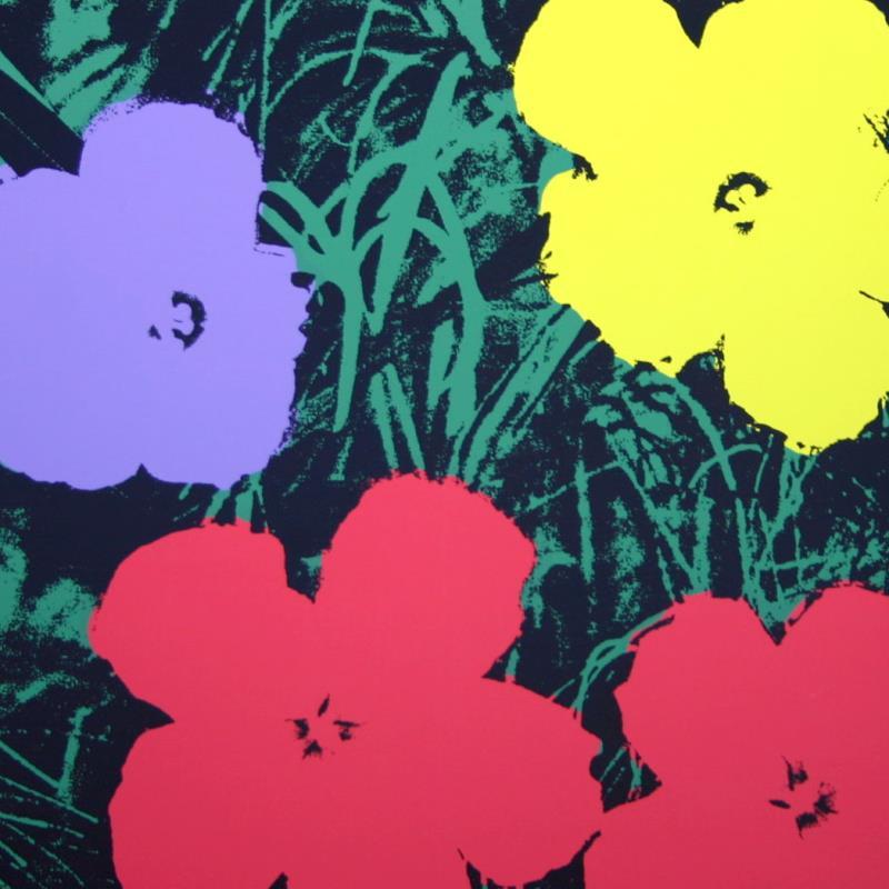 Andy Warhol "Flowers 11.73" Silk Screen Print from Sunday B Morning.