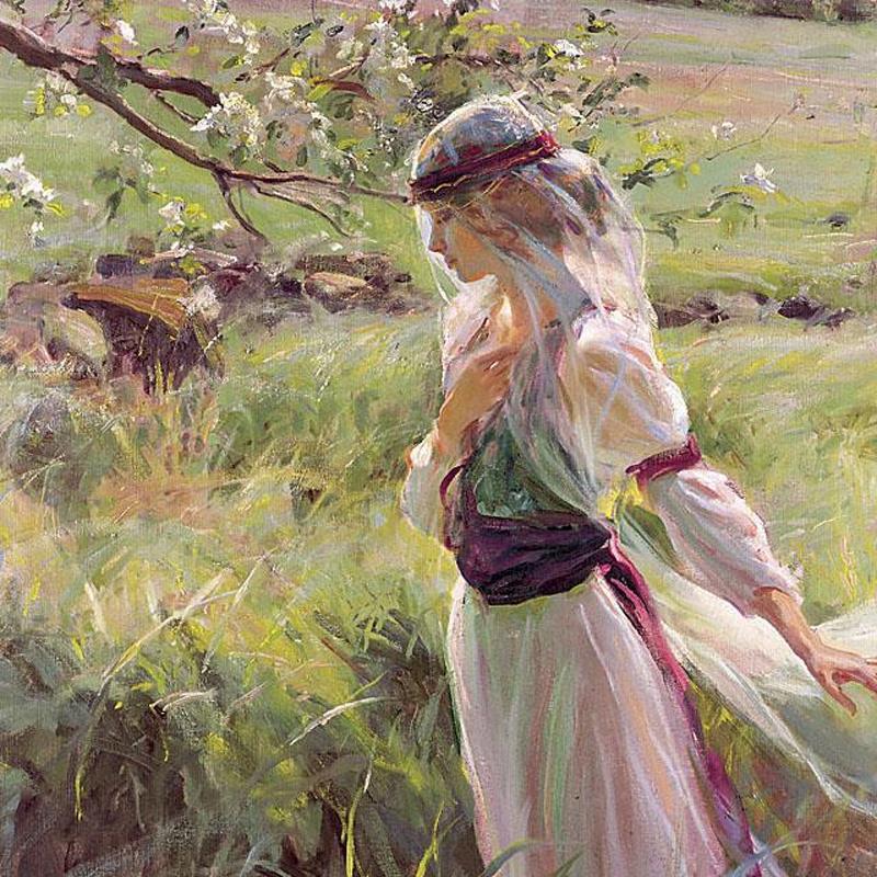 Dan Gerhartz, "Early Morning Warmth" Limited Edition on Canvas, Numbered and Han