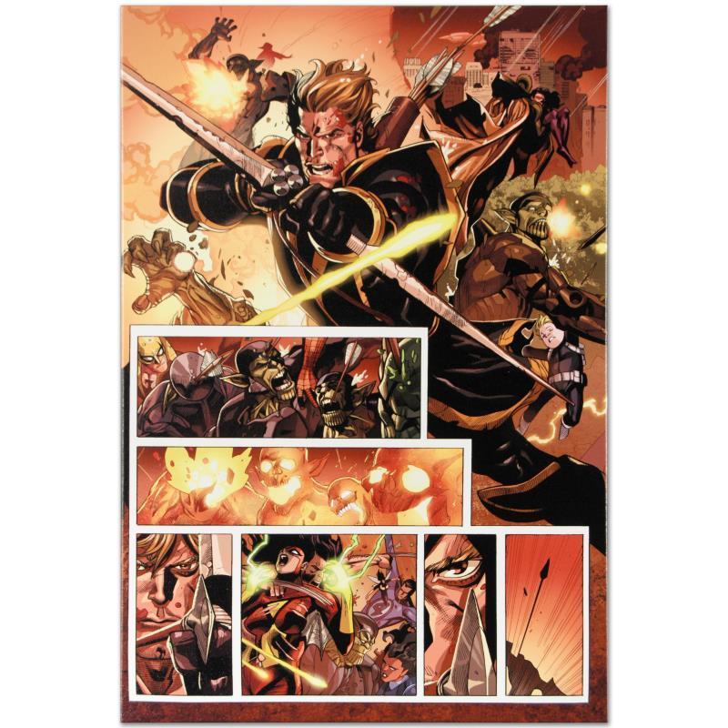Marvel Comics "Secret Invasion #7" Numbered Limited Edition Giclee on Canvas by