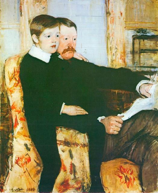 Mary Cassatt - Alexander J. Cassat and Son Robert Kelso Cassat