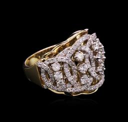 1.41 ctw Diamond Ring - 14KT Two-Tone Gold