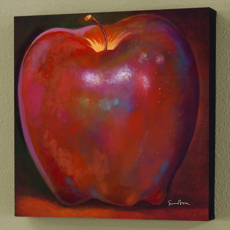 "Apple Wood Reflections" Limited Edition Giclee on Canvas by Simon Bull, Numbere