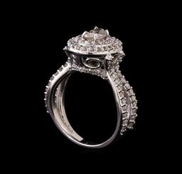 14KT White Gold 1.20 ctw Diamond Ring