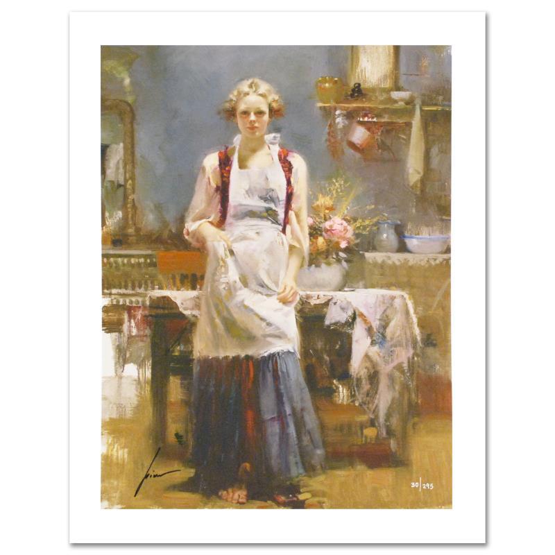 Pino (1939-2010) "Warm Memories" Limited Edition Giclee. Numbered and Hand Signe