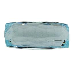 7.23 ct.Natural Cushion Cut Aquamarine