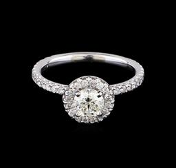 1.15 ctw Diamond Ring - 14KT White Gold