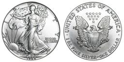 1988 American Silver Eagle .999 Fine Silver Dollar Coin