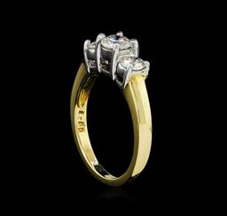 1.00 ctw Diamond Ring - 14KT Yellow Gold