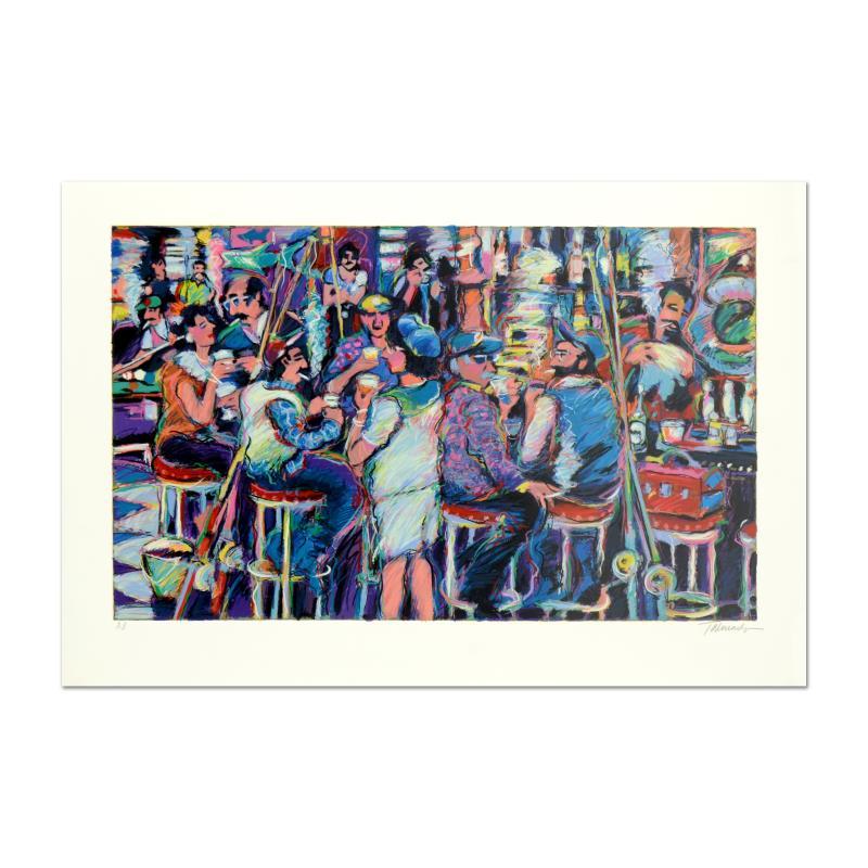 James Talmadge, "Bar at the End of the Pier" Limited Edition Serigraph, AP Numbe